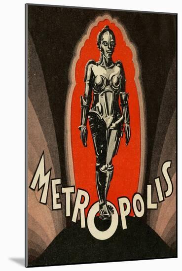 Metropolis, 1926-null-Mounted Art Print