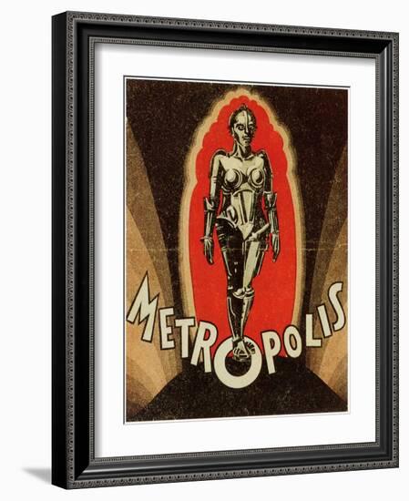 Metropolis, 1926-null-Framed Art Print