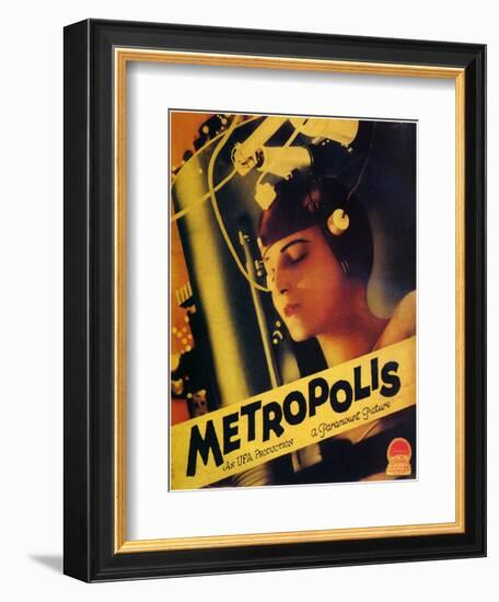 Metropolis, 1926-null-Framed Art Print