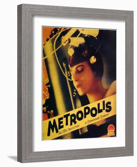 Metropolis, 1926-null-Framed Art Print