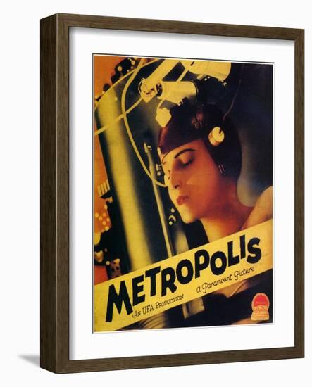 Metropolis, 1926-null-Framed Art Print