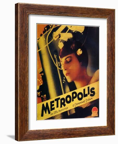 Metropolis, 1926-null-Framed Art Print