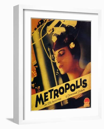 Metropolis, 1926-null-Framed Art Print