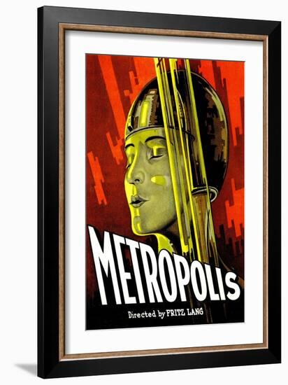 Metropolis, 1926-null-Framed Art Print