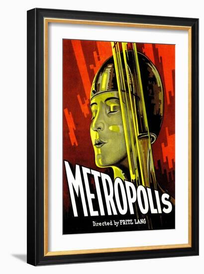 Metropolis, 1926-null-Framed Art Print