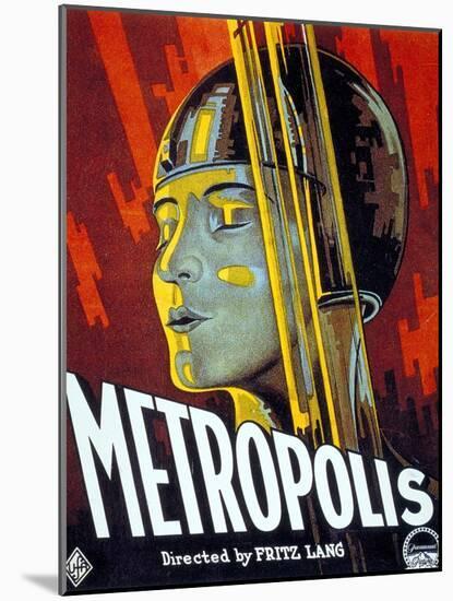 Metropolis, 1927, Directed by Fritz Lang-null-Mounted Giclee Print