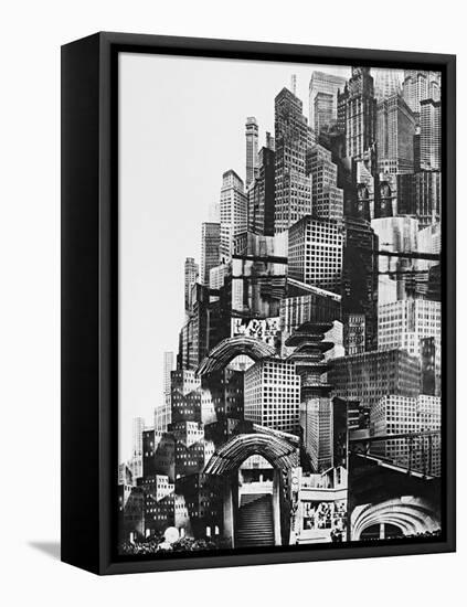 Metropolis 1927-null-Framed Premier Image Canvas