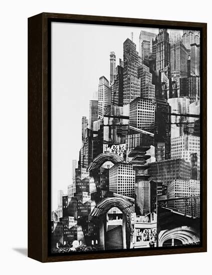 Metropolis 1927-null-Framed Premier Image Canvas