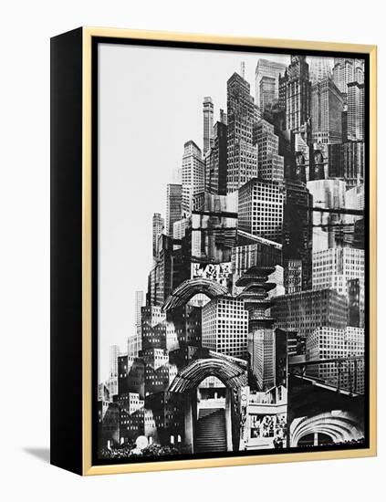 Metropolis 1927-null-Framed Premier Image Canvas