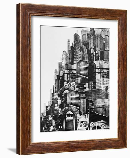 Metropolis 1927-null-Framed Photographic Print