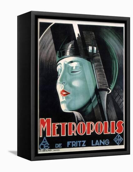 Metropolis, 1927-null-Framed Premier Image Canvas