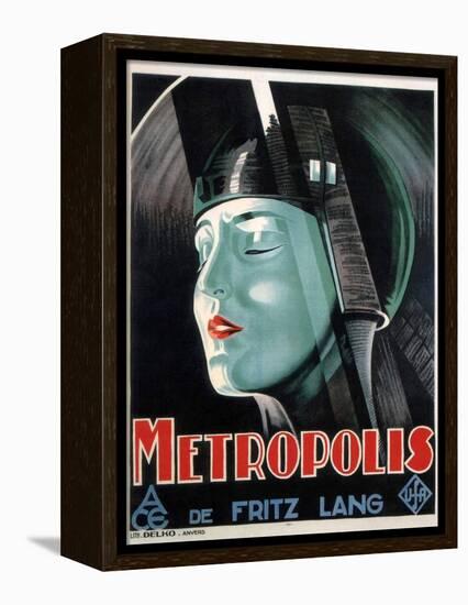 Metropolis, 1927-null-Framed Premier Image Canvas