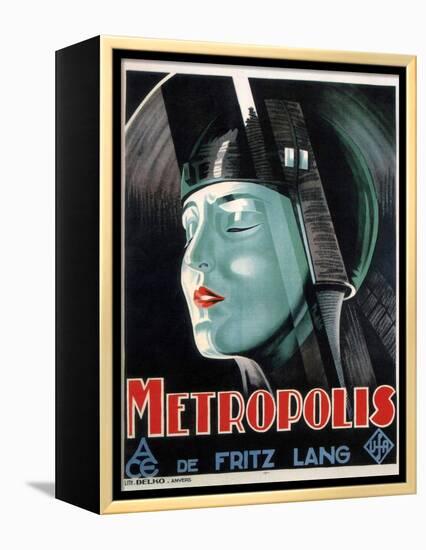 Metropolis, 1927-null-Framed Premier Image Canvas