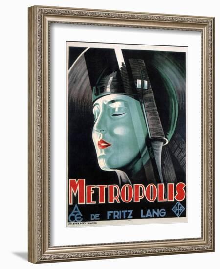 Metropolis, 1927-null-Framed Giclee Print