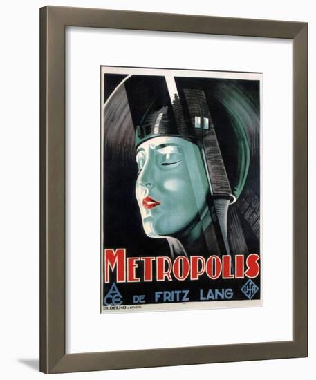 Metropolis, 1927-null-Framed Giclee Print