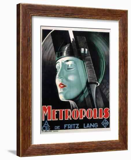 Metropolis, 1927-null-Framed Giclee Print