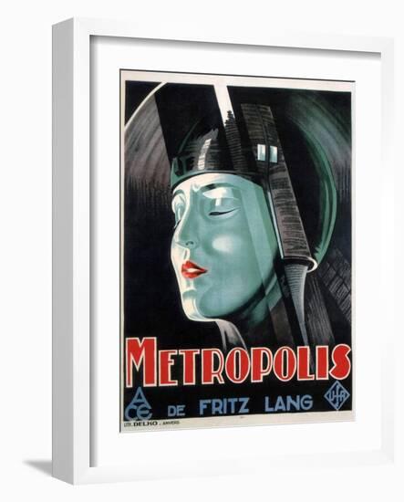 Metropolis, 1927-null-Framed Giclee Print