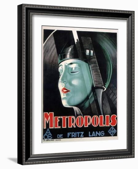 Metropolis, 1927-null-Framed Giclee Print