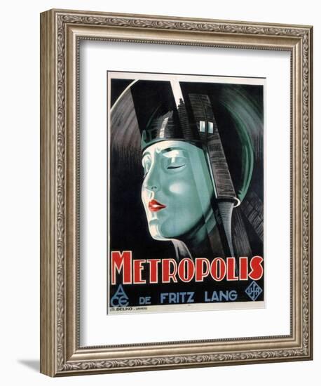 Metropolis, 1927-null-Framed Giclee Print