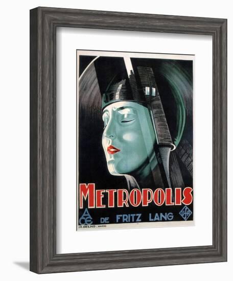 Metropolis, 1927-null-Framed Giclee Print