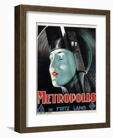 Metropolis, 1927-null-Framed Giclee Print