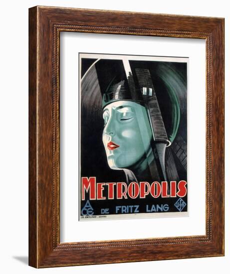 Metropolis, 1927-null-Framed Giclee Print