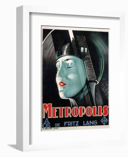 Metropolis, 1927-null-Framed Giclee Print