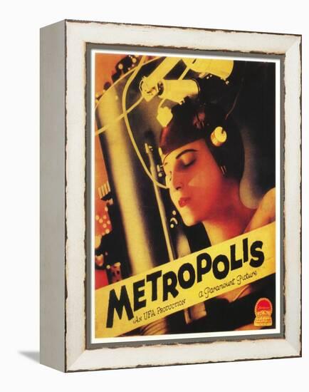 Metropolis, 1927-null-Framed Premier Image Canvas