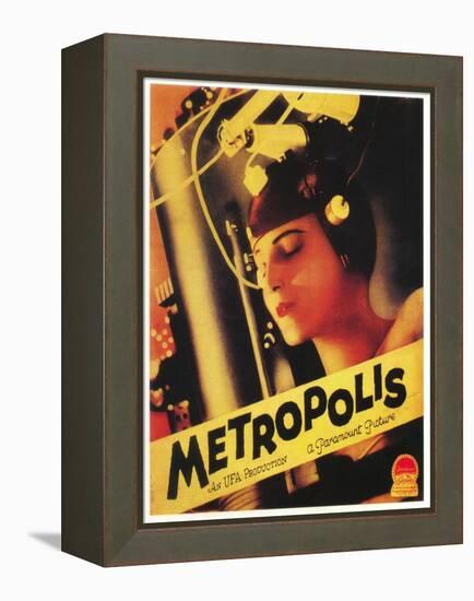 Metropolis, 1927-null-Framed Premier Image Canvas