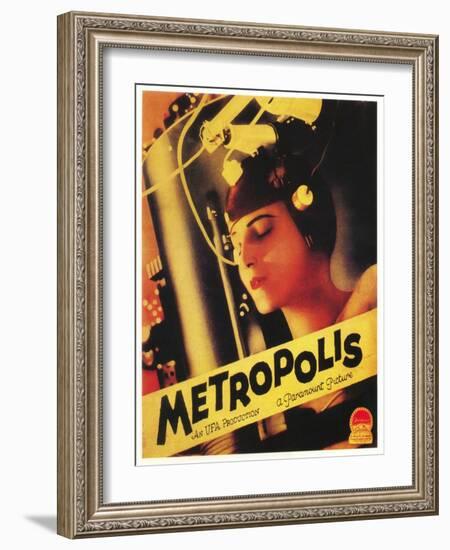 Metropolis, 1927-null-Framed Giclee Print