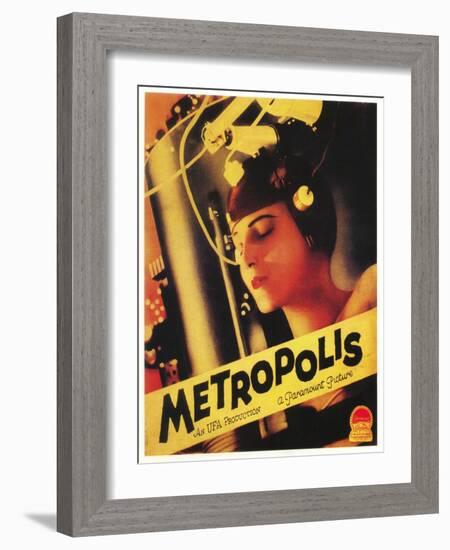 Metropolis, 1927-null-Framed Giclee Print