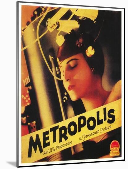 Metropolis, 1927-null-Mounted Giclee Print