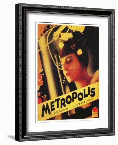 Metropolis, 1927-null-Framed Giclee Print