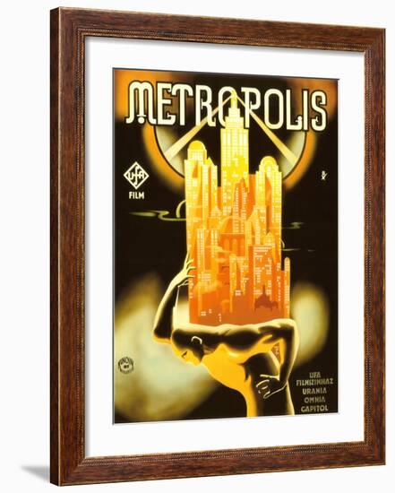 Metropolis, 1928-Unknown Unknown-Framed Giclee Print