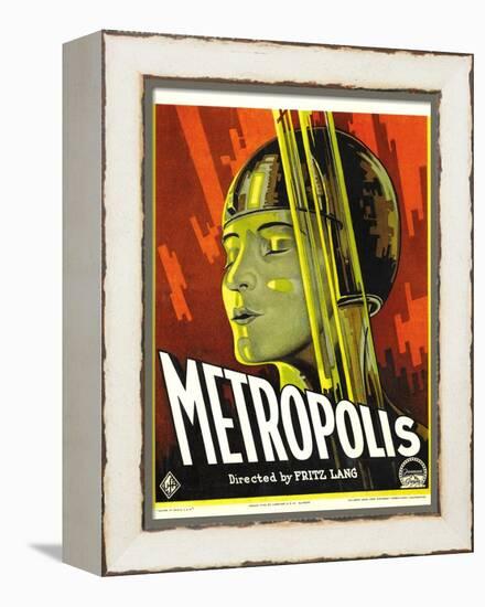 Metropolis, Brigitte Helm, 1927-null-Framed Stretched Canvas