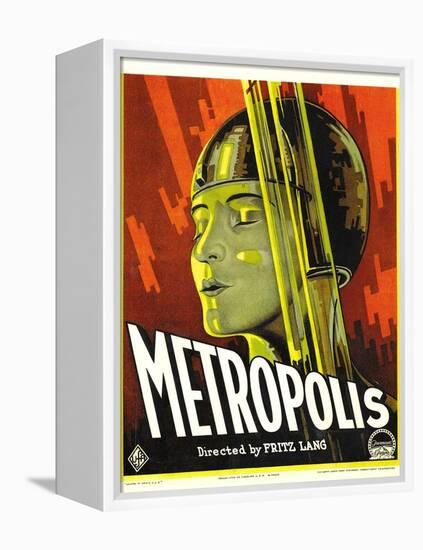 Metropolis, Brigitte Helm, 1927-null-Framed Stretched Canvas