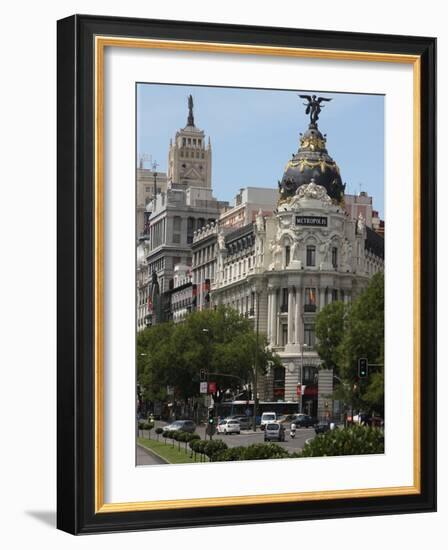 Metropolis Building, Madrid, Spain, Europe-Godong-Framed Photographic Print