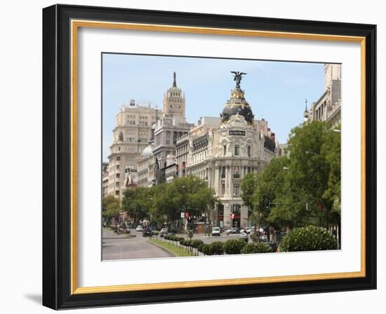 Metropolis Building, Madrid, Spain, Europe-Godong-Framed Photographic Print