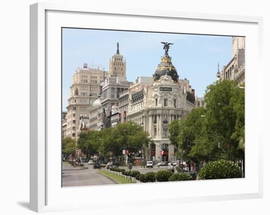 Metropolis Building, Madrid, Spain, Europe-Godong-Framed Photographic Print