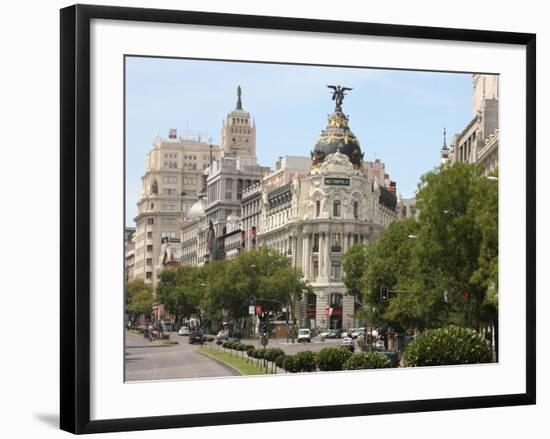 Metropolis Building, Madrid, Spain, Europe-Godong-Framed Photographic Print