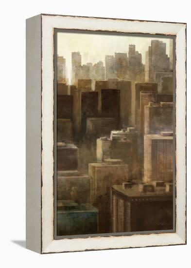 Metropolis City 2-Ken Roko-Framed Stretched Canvas