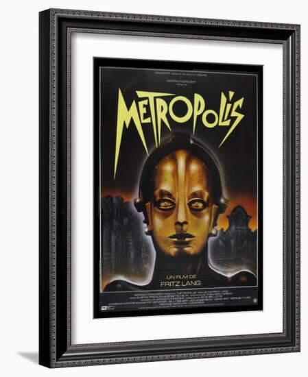 Metropolis, French Movie Poster, 1926-null-Framed Art Print