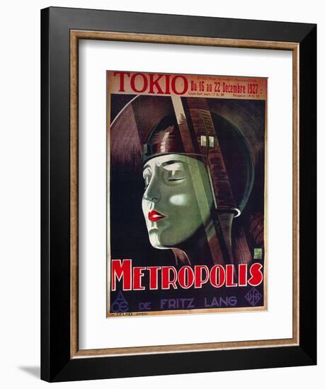 Metropolis, French Movie Poster, 1926-null-Framed Premium Giclee Print