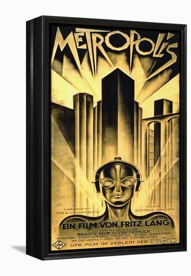 Metropolis, Fritz Lang-null-Framed Stretched Canvas