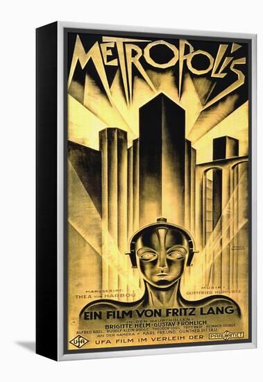 Metropolis, Fritz Lang-null-Framed Stretched Canvas