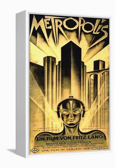 Metropolis, Fritz Lang-null-Framed Stretched Canvas