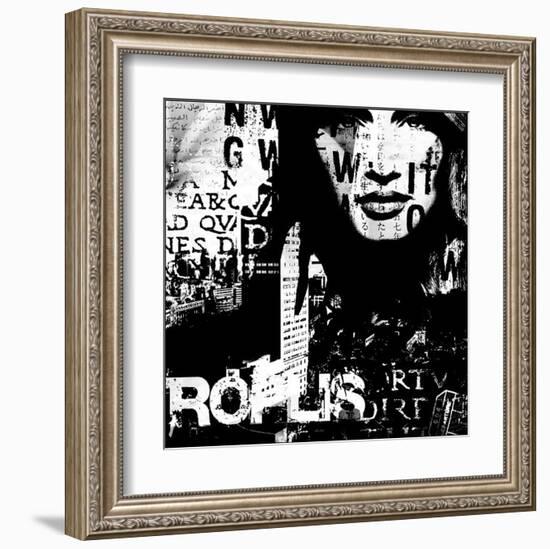 Metropolis I-Fline-Framed Art Print