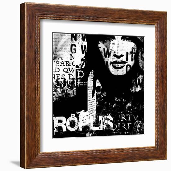 Metropolis I-Fline-Framed Art Print