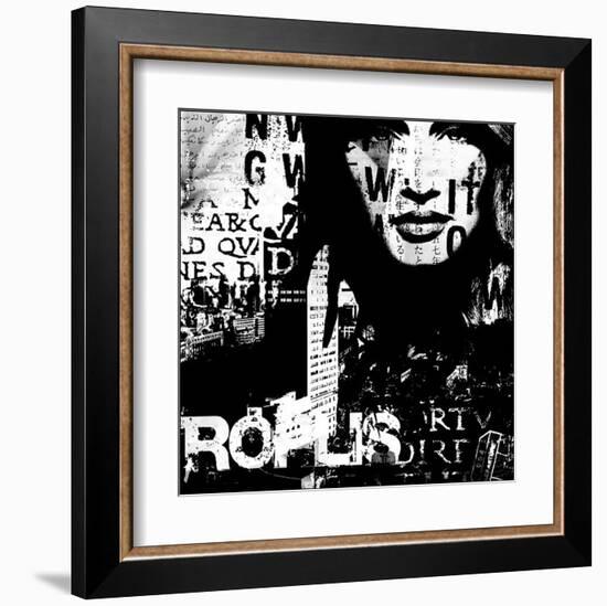 Metropolis I-Fline-Framed Art Print