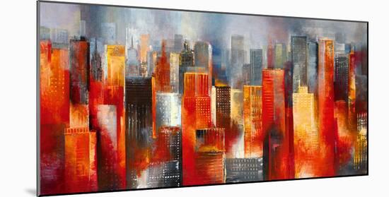 Metropolis Vista I-Georges Generali-Mounted Giclee Print